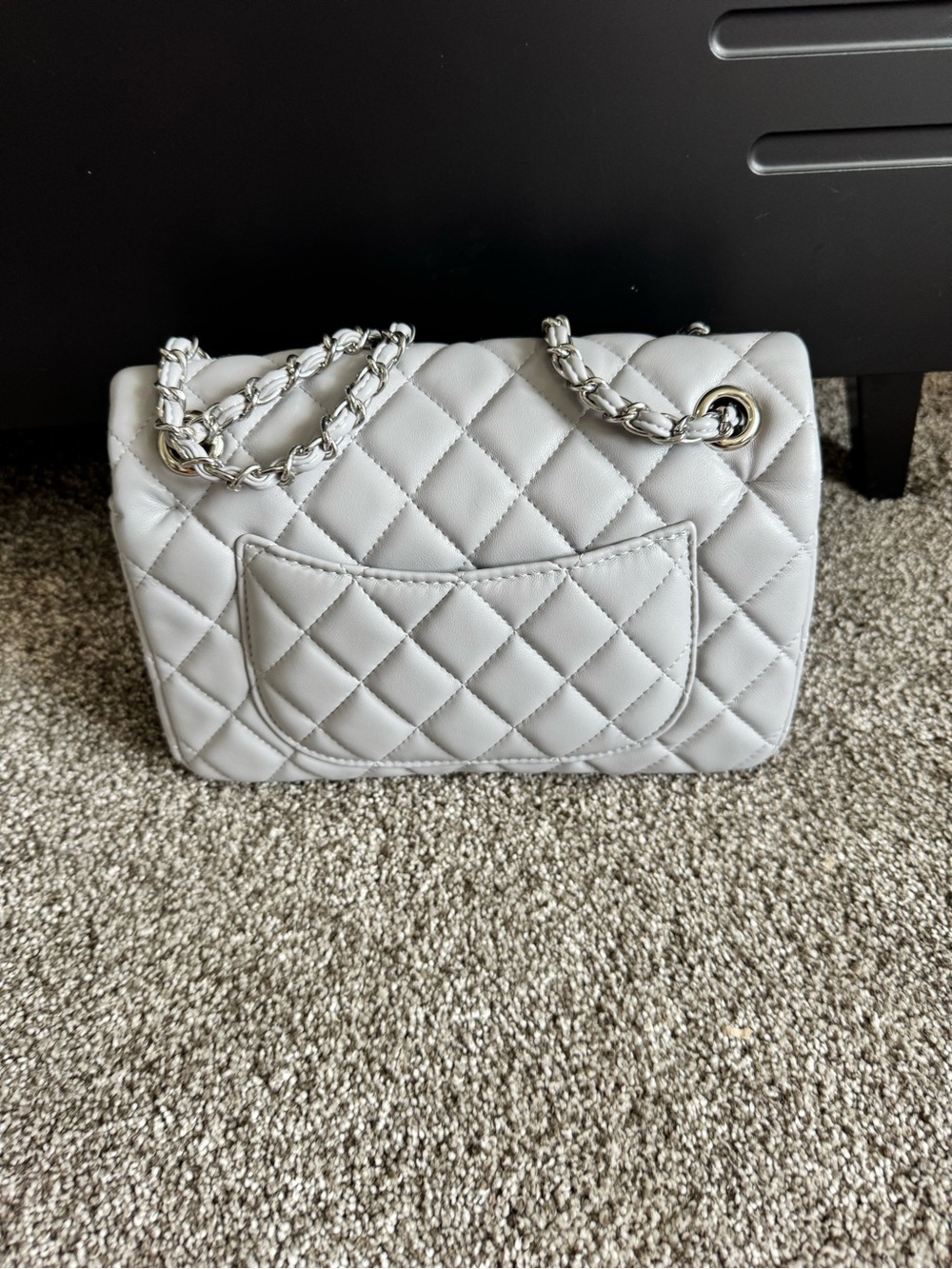 CC Chanel gray bag - Picture 5 of 9
